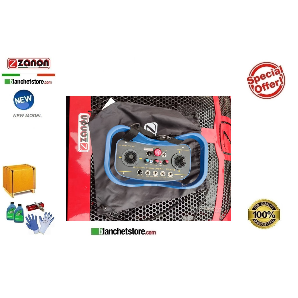 Tondeuse à gazon radiocommandées Zanon Roby-Pro 800 Moteur Loncin 452cc-12,5HP 1003318 Tondeuse à gazon radiocommandées Zanon Roby-Pro 800 Moteur Loncin 452cc-12,5HP 1003318
