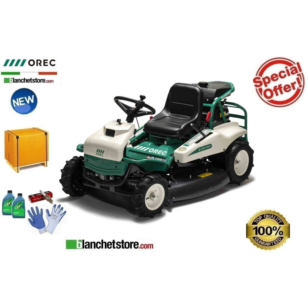 OREC Rabbit RM830 2WD Ride-on Mower - HYDROSTATIC - Honda GXV390 Engine - 12HP - Cutting Width 82cm