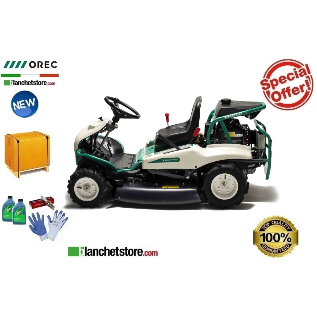 Trattorino tagliaerba OREC Rabbit RM830 2WD - IDROSTATICO- Motore Honda GXV390 - 12HP - Taglio 82cm