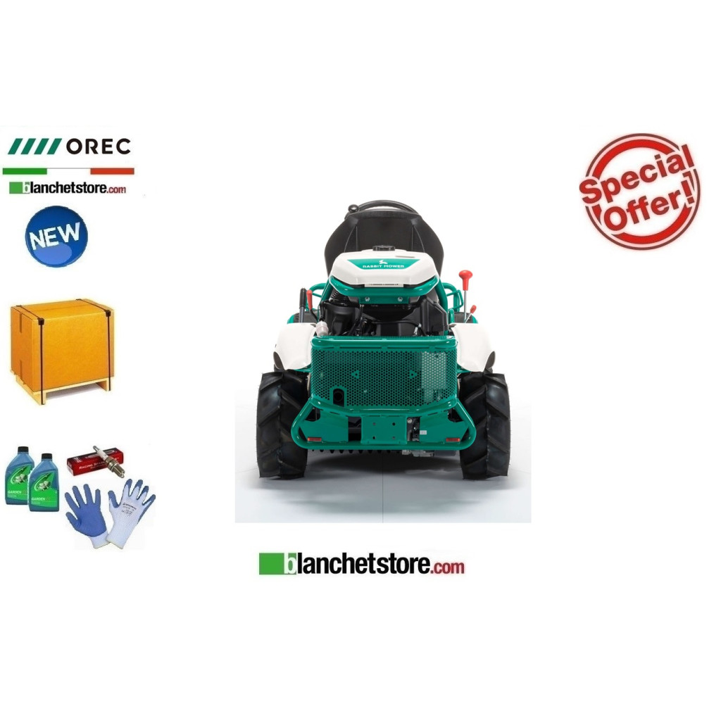OREC Rabbit RM882 2WD Ride-on Mower - HYDROSTATIC - Kawasaki FS481V V-Twin - 13HP - Cutting 88cm OREC Rabbit RM882 2WD Ride-on Mower - HYDROSTATIC - Kawasaki FS481V V-Twin - 13HP - Cutting 88cm