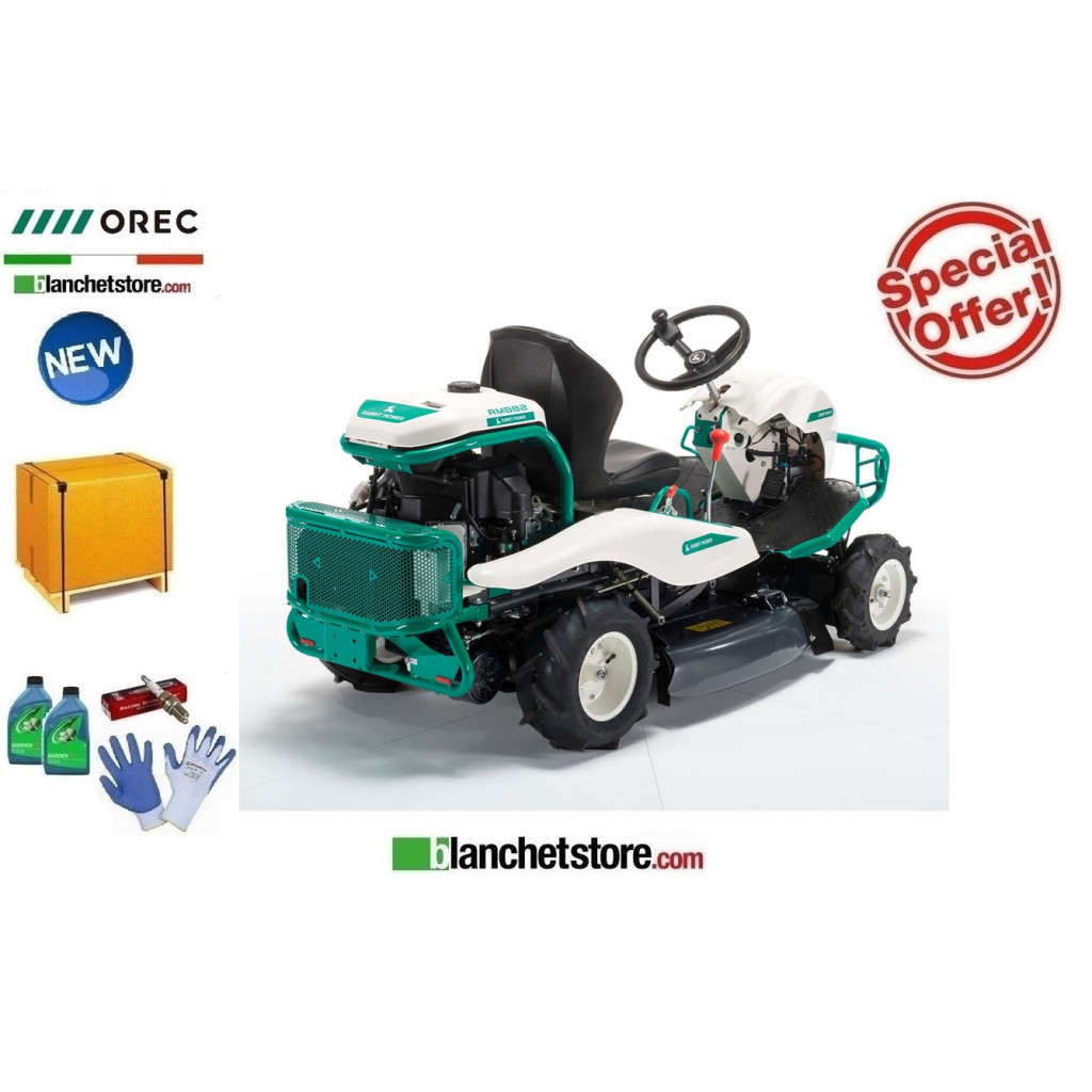 OREC Rabbit RM882 2WD Ride-on Mower - HYDROSTATIC - Kawasaki FS481V V-Twin - 13HP - Cutting 88cm OREC Rabbit RM882 2WD Ride-on Mower - HYDROSTATIC - Kawasaki FS481V V-Twin - 13HP - Cutting 88cm