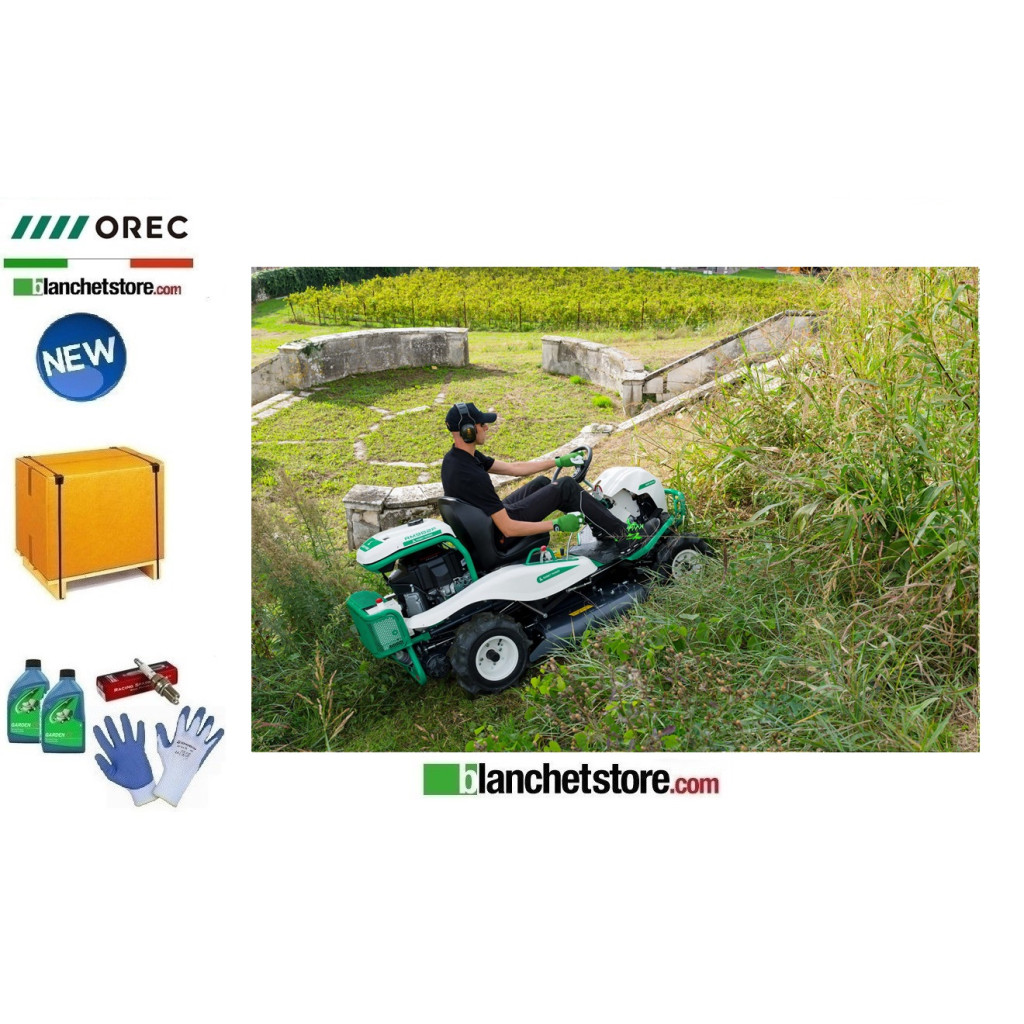 Tondeuse autoportée OREC Rabbit RM952 2 roues motrices - HYDROSTATIQUE - Kawasaki FS541V V-Twin- 15CV - Largeur de coupe 95cm Tondeuse autoportée OREC Rabbit RM952 2 roues motrices - HYDROSTATIQUE - Kawasaki FS541V V-Twin- 15CV - Largeur de coupe 95cm