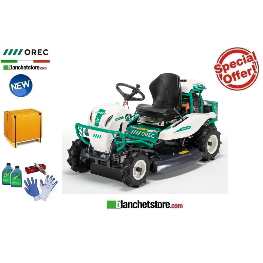 OREC Rabbit RM982F B&S 4WD Ride-on Mower - HYDROSTATIC - B&S Vanguard V-Twin - 23HP - Cutting 97,5cm