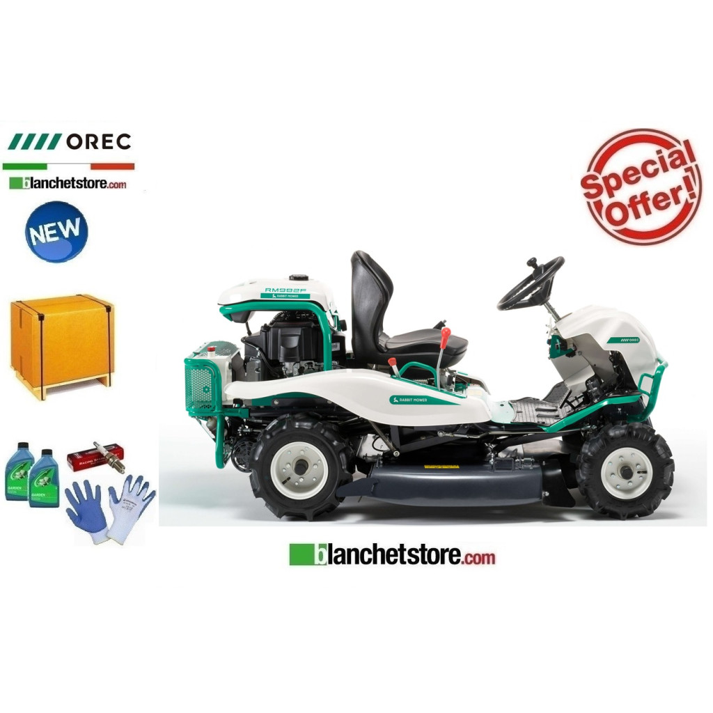 OREC Rabbit RM982F B&S 4WD Ride-on Mower - HYDROSTATIC - B&S Vanguard V-Twin - 23HP - Cutting 97,5cm