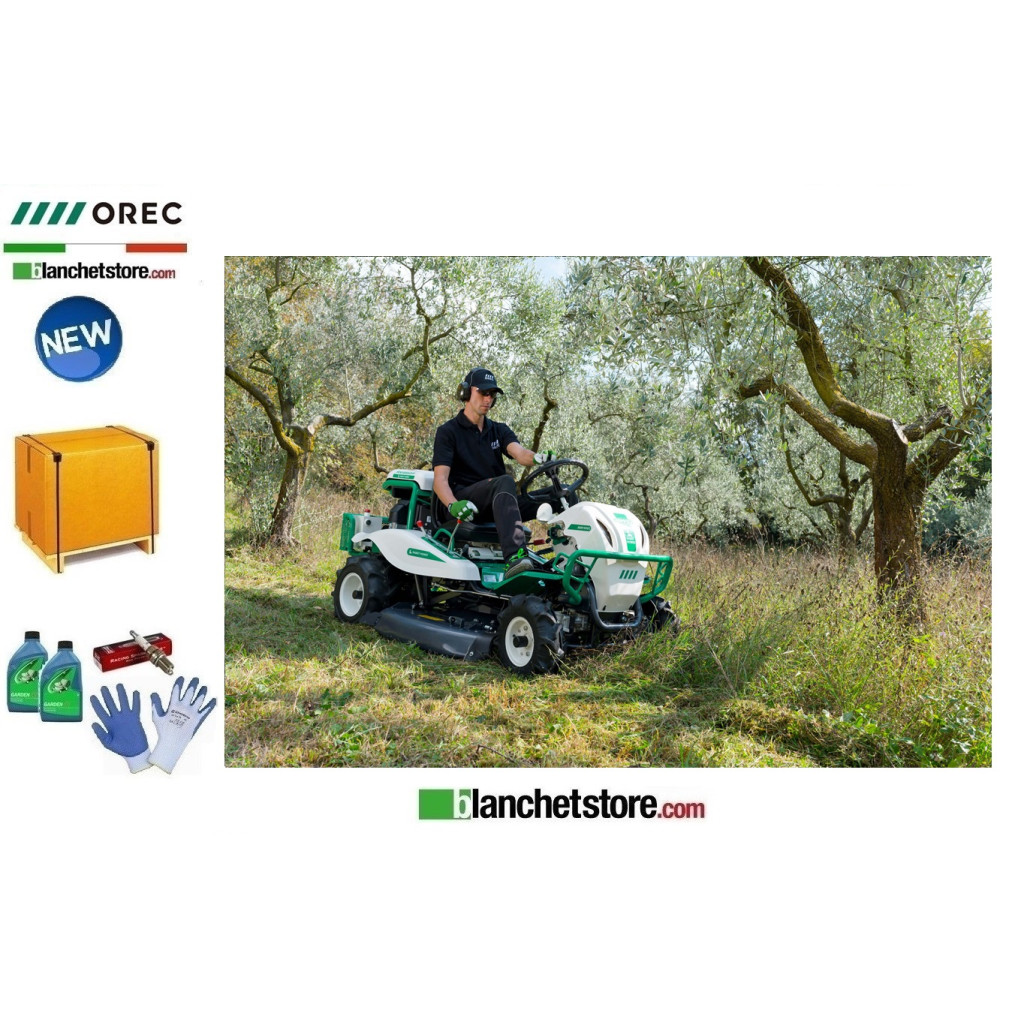 Trattorino tagliaerba OREC Rabbit RM982F B&S 4WD-IDROSTATICO- B&S Vanguard V-Twin 627cc-23HP-Taglio 97,5cm