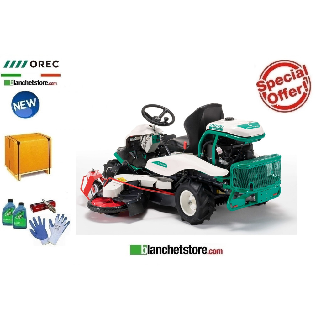 OREC Rabbit RMK151 2WD Ride-on Mower - HYDROSTATIC - Kawasaki FS651V V-Twin - 19.4HP - Cutting 150cm