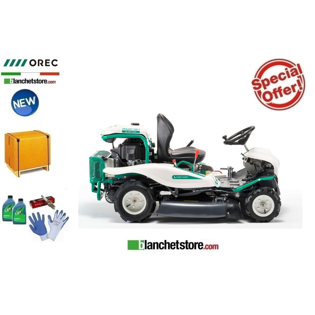 OREC Rabbit RMK151 2WD Ride-on Mower - HYDROSTATIC - Kawasaki FS651V V-Twin - 19.4HP - Cutting 150cm