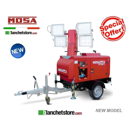 Mosa TF IM 9 Y 9MT integrated lighting tower 4 LED spotlights 4x350Watt