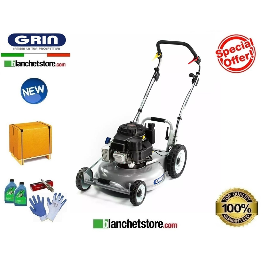 GRIN PM 53A KW PRO PRO-TOWED LAWN MOWER WITHOUT PICK-UP PROFESSIONAL ENGINE KAWASAKI FJ180 KAI 179cc