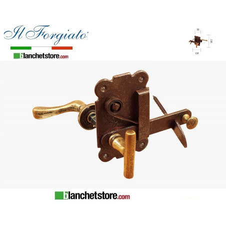 Lock the Forgiato complete with the right handle on the left side of the FM 250.DX Rouille