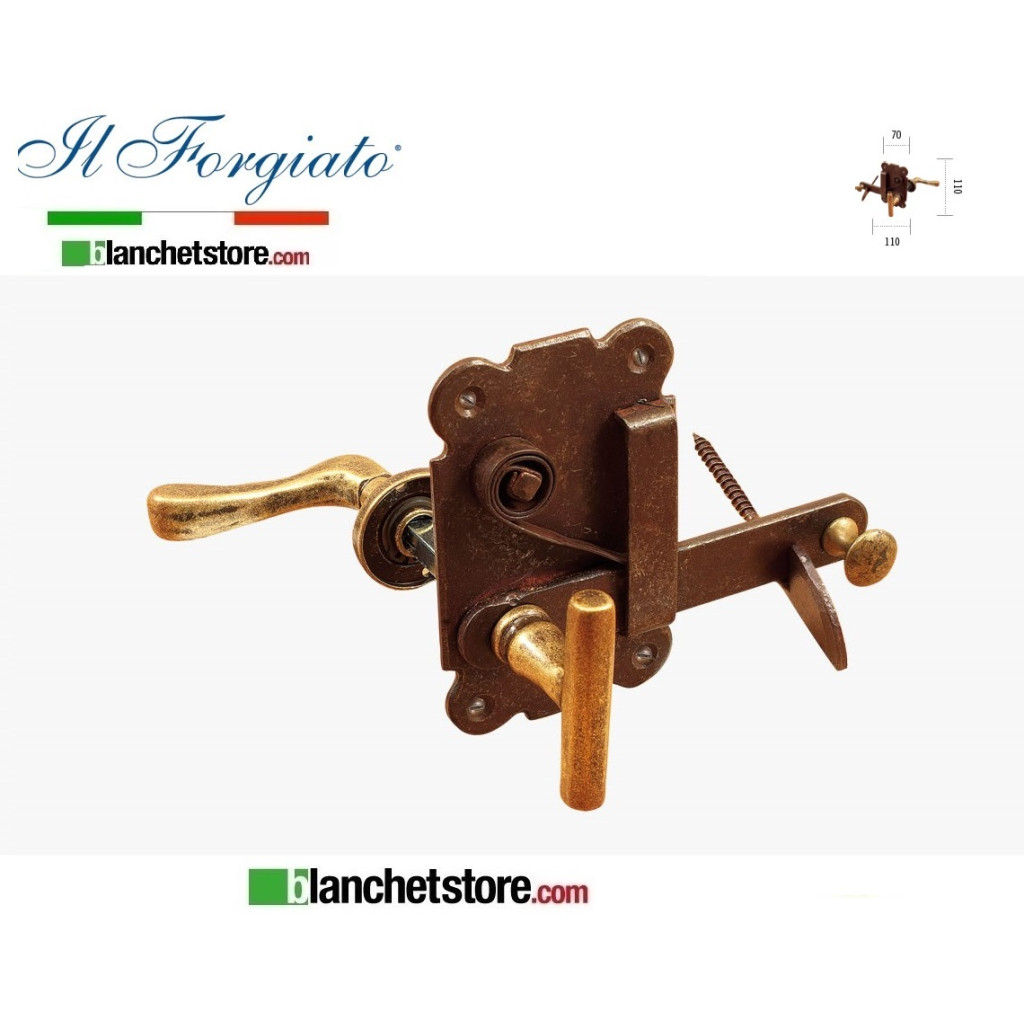 Lock the Forgiato complete with the right handle on the left side of the FM 250.DX Rouille