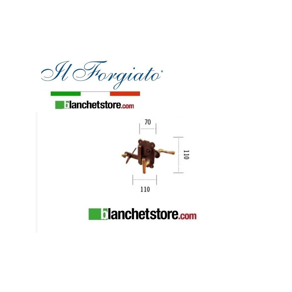 Lock the Forgiato complete with the right handle on the Right side of the FM 250.SX Rouille