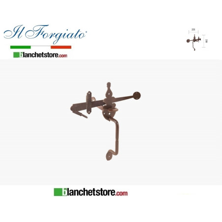 Saltarello forgiato con maniglia Il Forgiato invecchiato FM 086 Ruggine