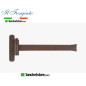 Forged hinge Flat La Forgée aged FF 278.40.FT Rusty Pin d.14 30x400mm