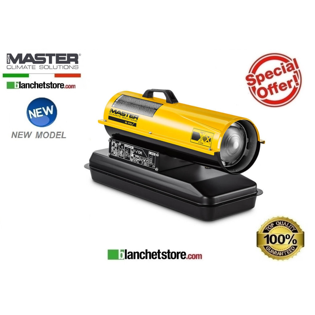 Generatore aria calda a gasolio Master B 35 10Kw 280Mc/h