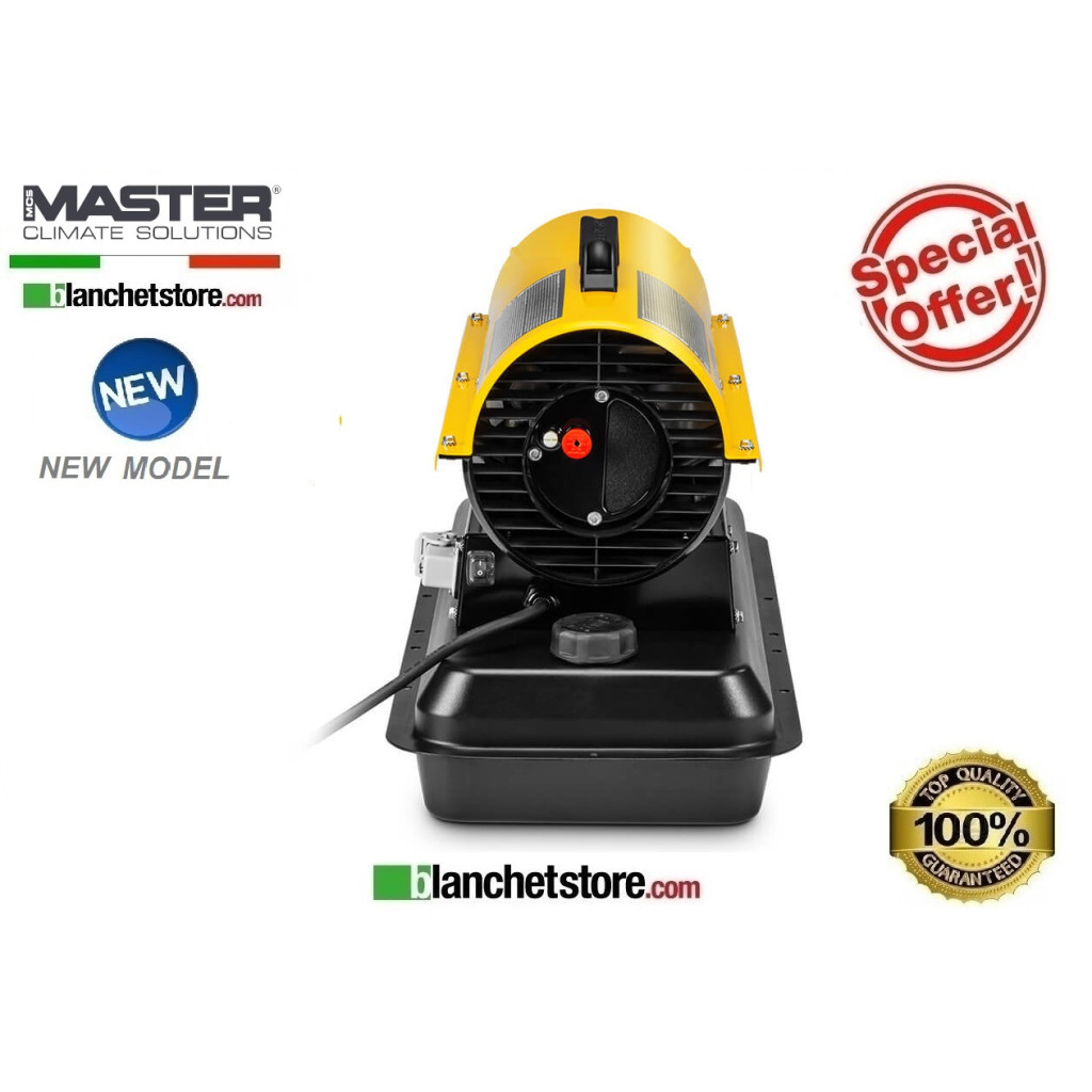 Master B 35 diesel-powered hot air generator, 10 kW, 280 m³/h