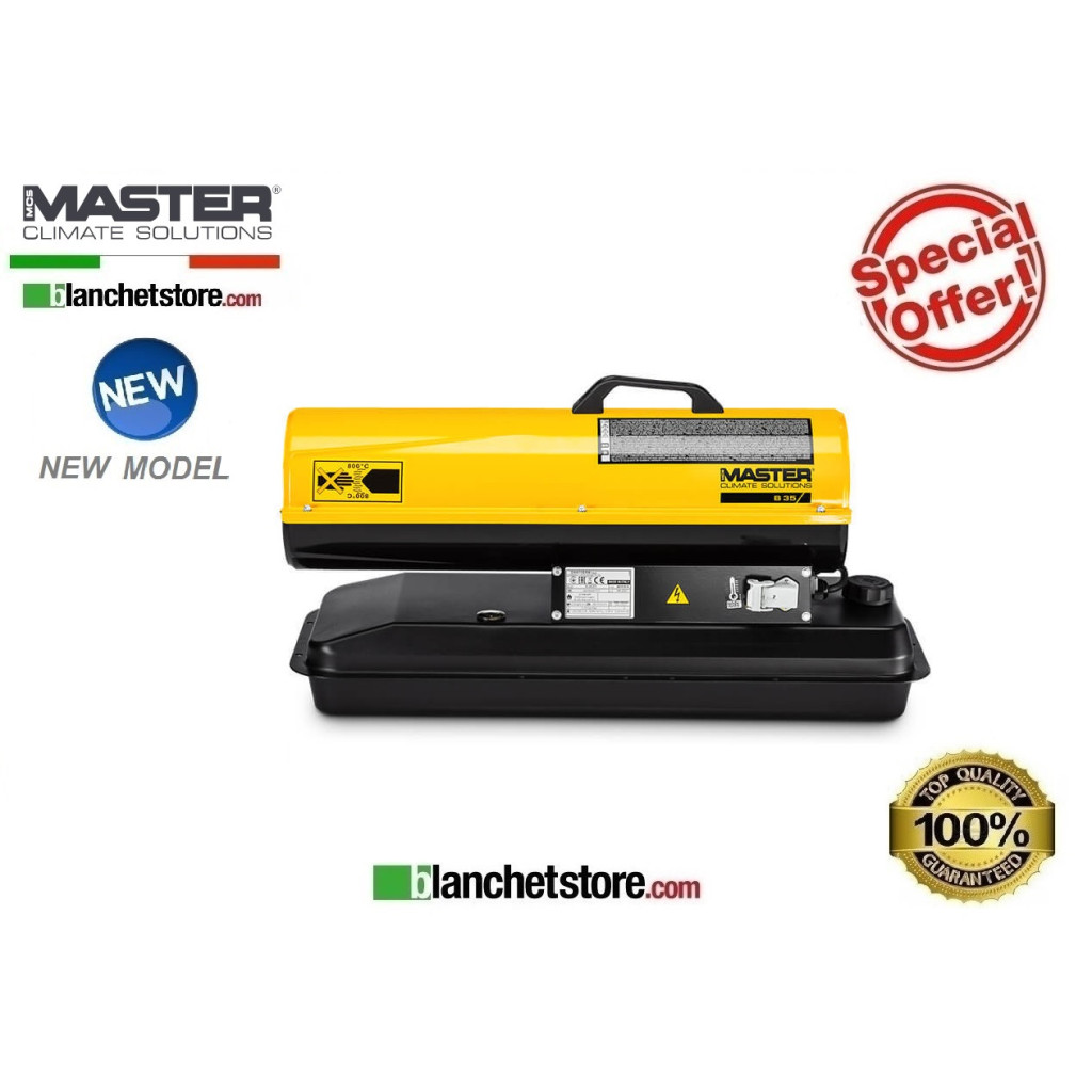 Generatore aria calda a gasolio Master B 35 10Kw 280Mc/h