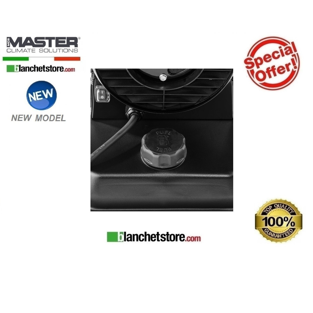 Master B 35 diesel-powered hot air generator, 10 kW, 280 m³/h
