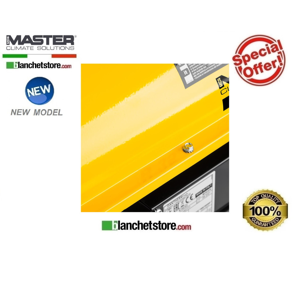 Master B 70 diesel-powered hot air generator, 20 kW, 400 m³/h
