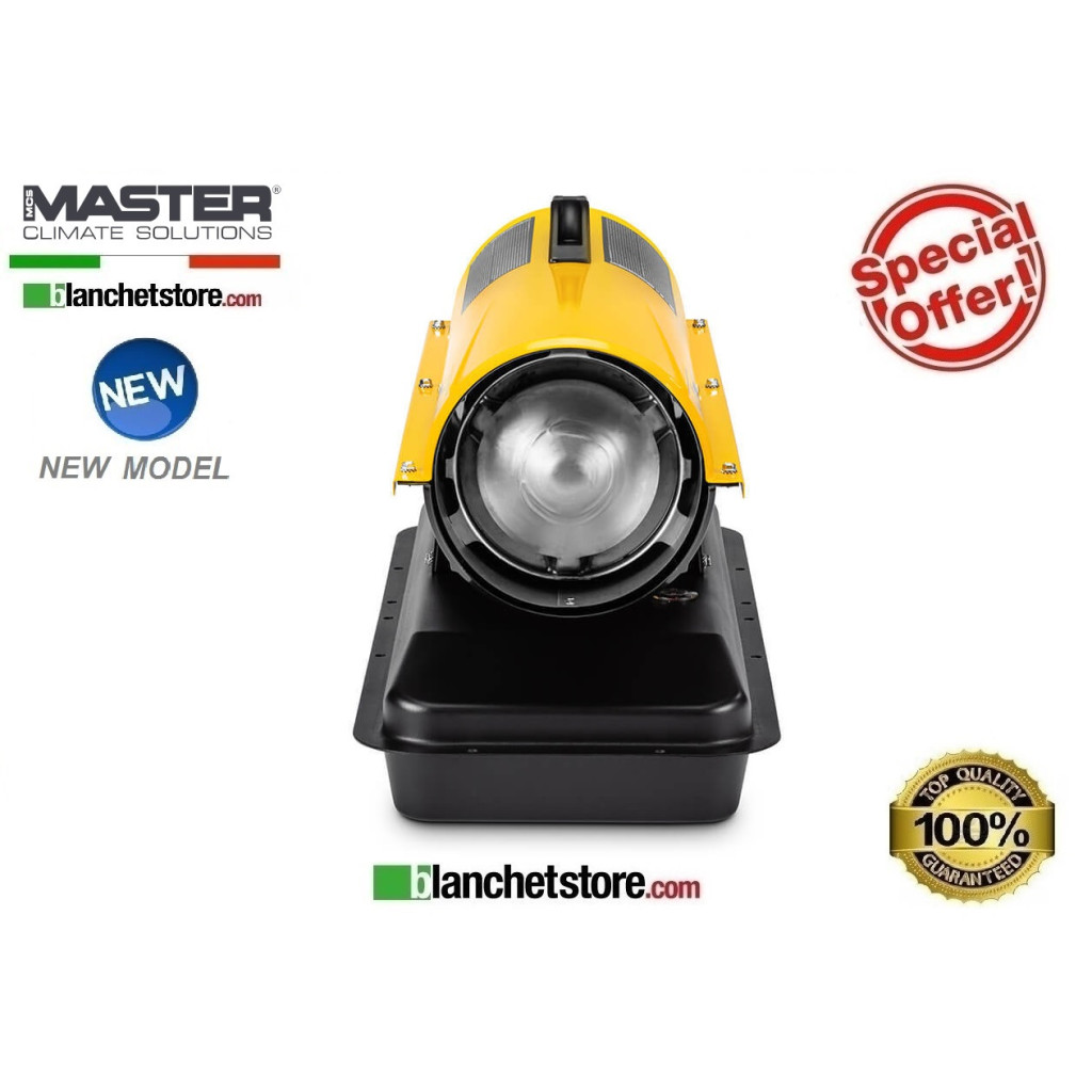 Master B 70 diesel-powered hot air generator, 20 kW, 400 m³/h