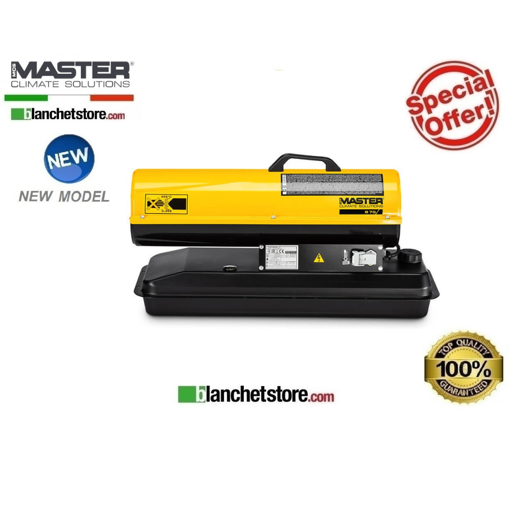 Générateur d'air chaud diesel Master B 70 20 kW 400 mc/h