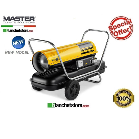 Master B 100 diesel-powered hot air generator, 29 kW, 800 m³/h
