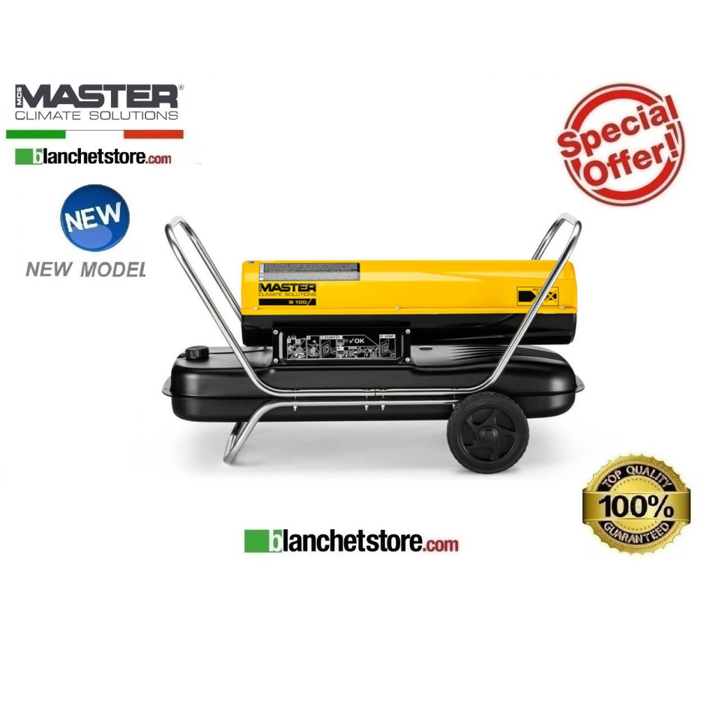 Generatore aria calda a gasolio Master B 100 29Kw 800Mc/h