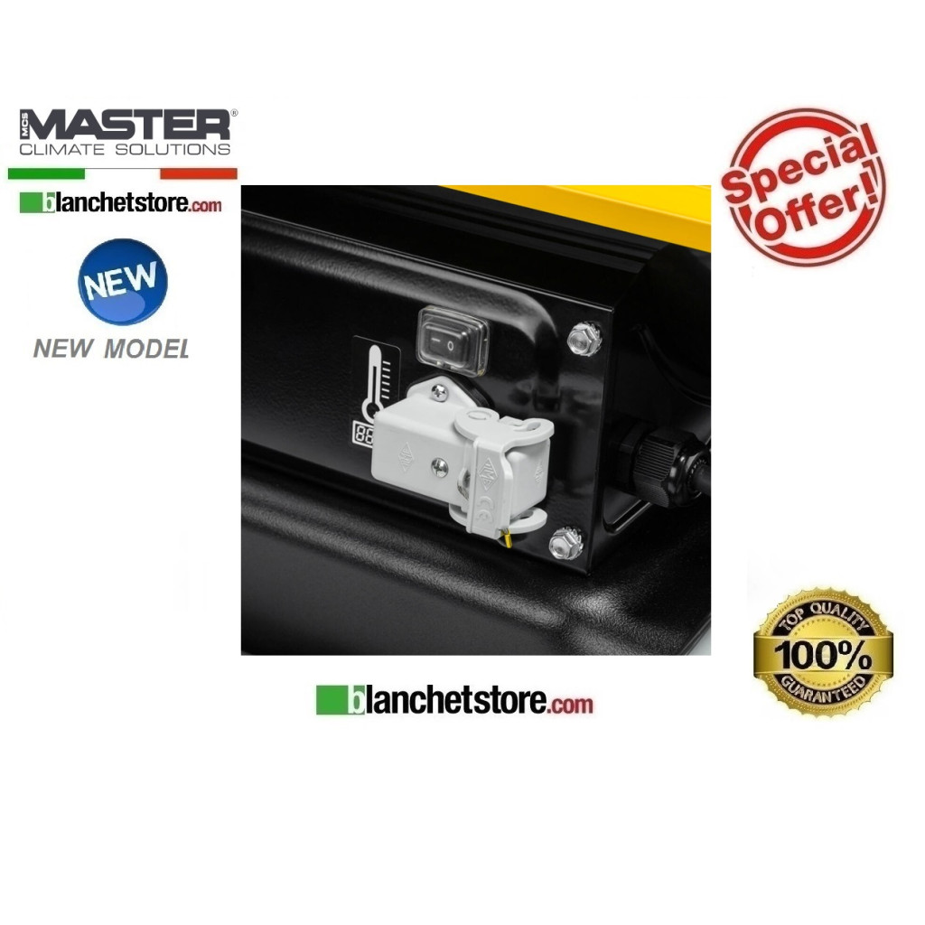 Master B 100 diesel-powered hot air generator, 29 kW, 800 m³/h