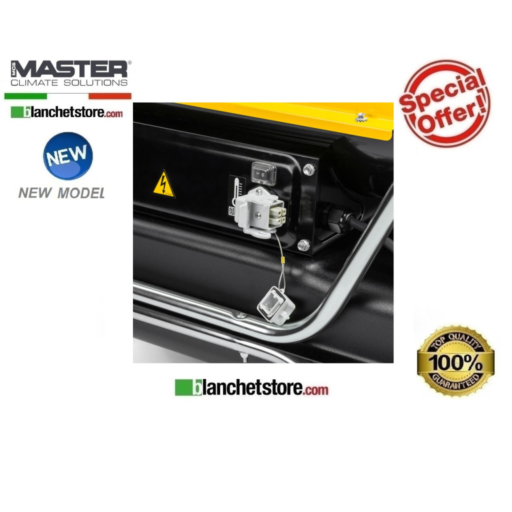 Master B 100 diesel-powered hot air generator, 29 kW, 800 m³/h