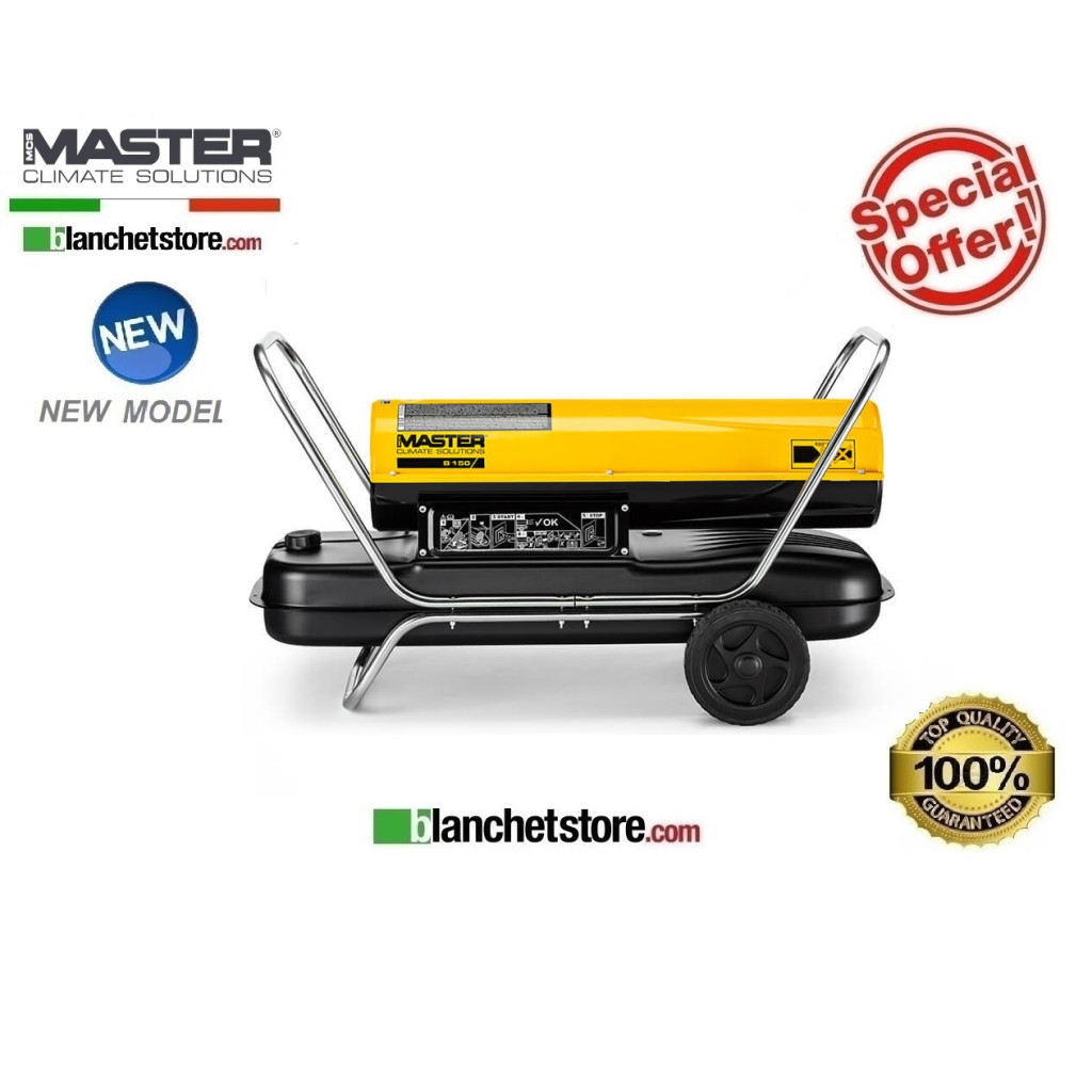 Generatore aria calda a gasolio Master B 150 44Kw 900Mc/h