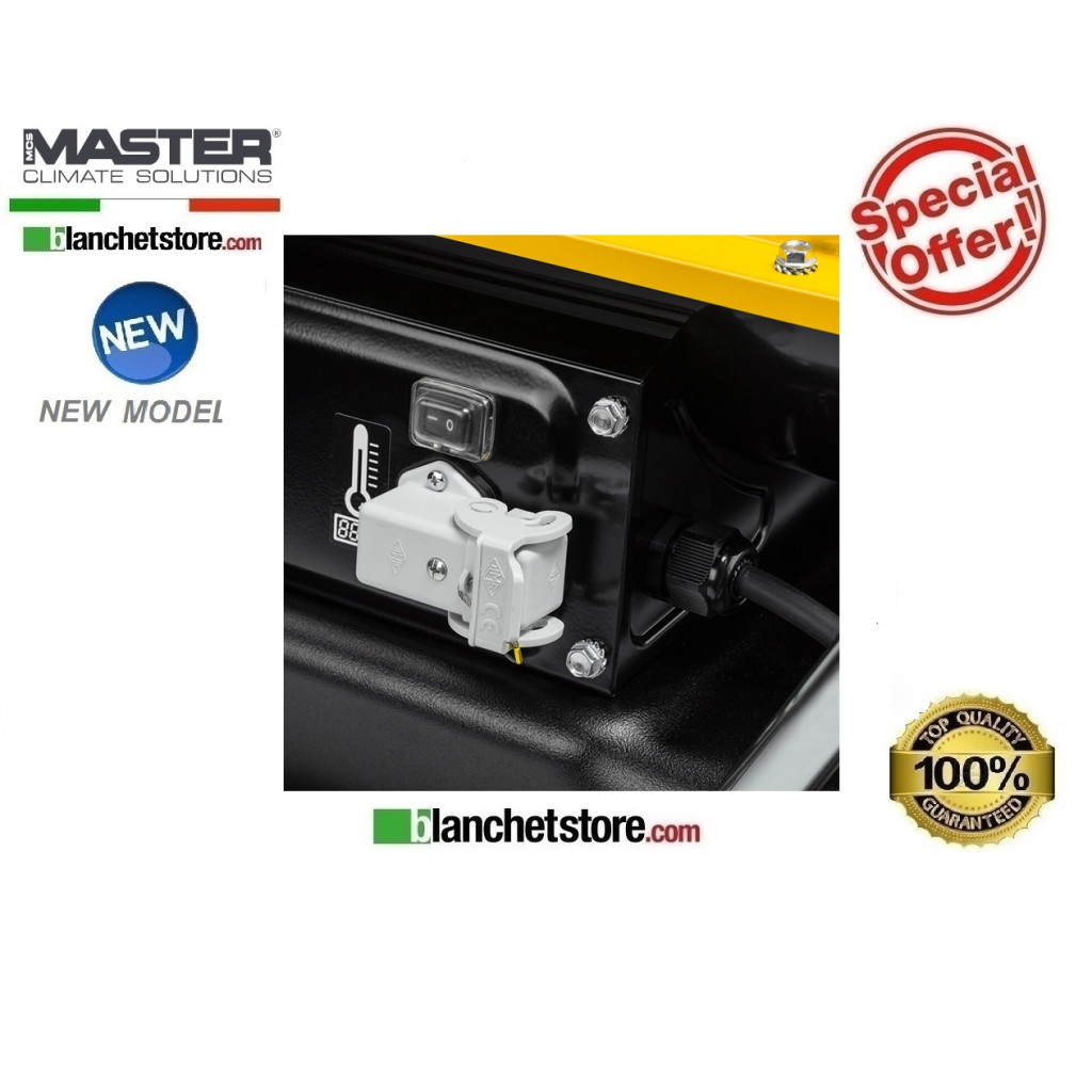 Master B 150 diesel-powered hot air generator, 44 kW, 900 m³/h