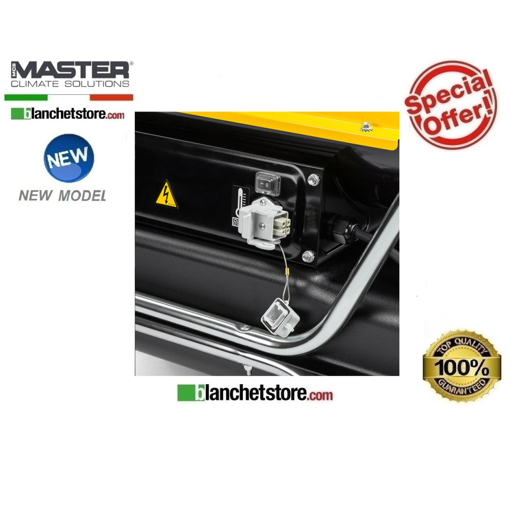 Master B 150 diesel-powered hot air generator, 44 kW, 900 m³/h