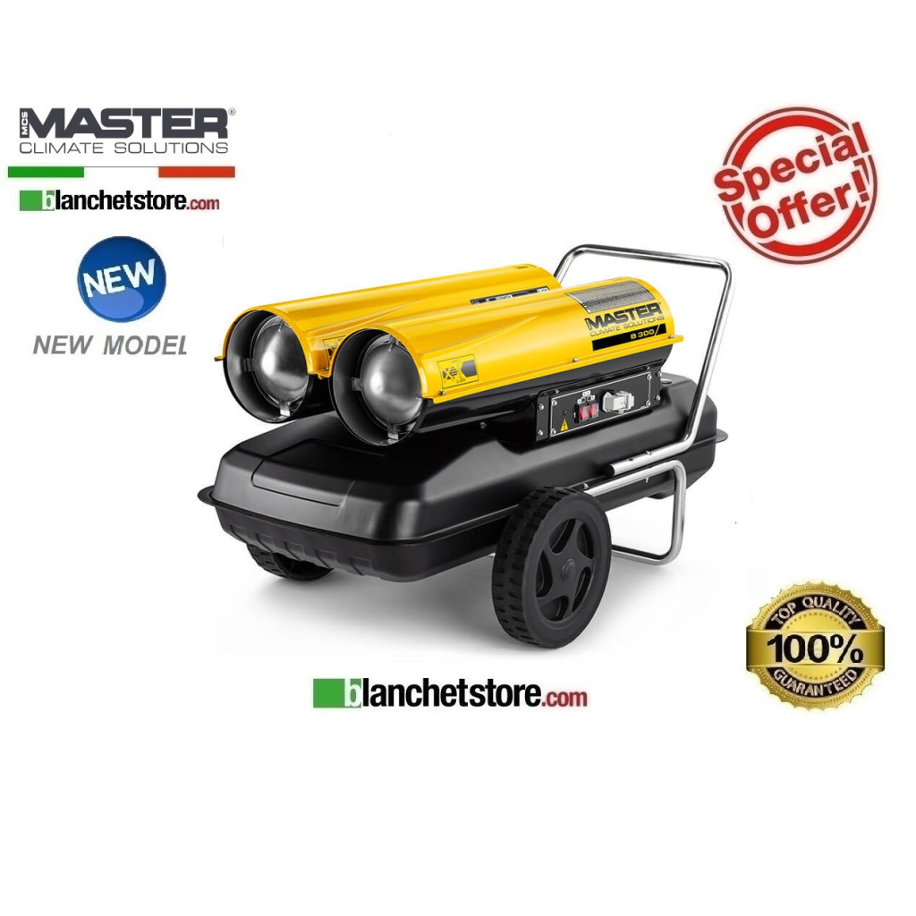 Générateur d'air chaud diesel Master B 300 44/88 kW 900/1800 mc/h