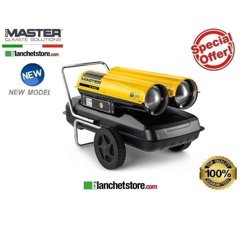 Générateur d'air chaud diesel Master B 300 44/88 kW 900/1800 mc/h