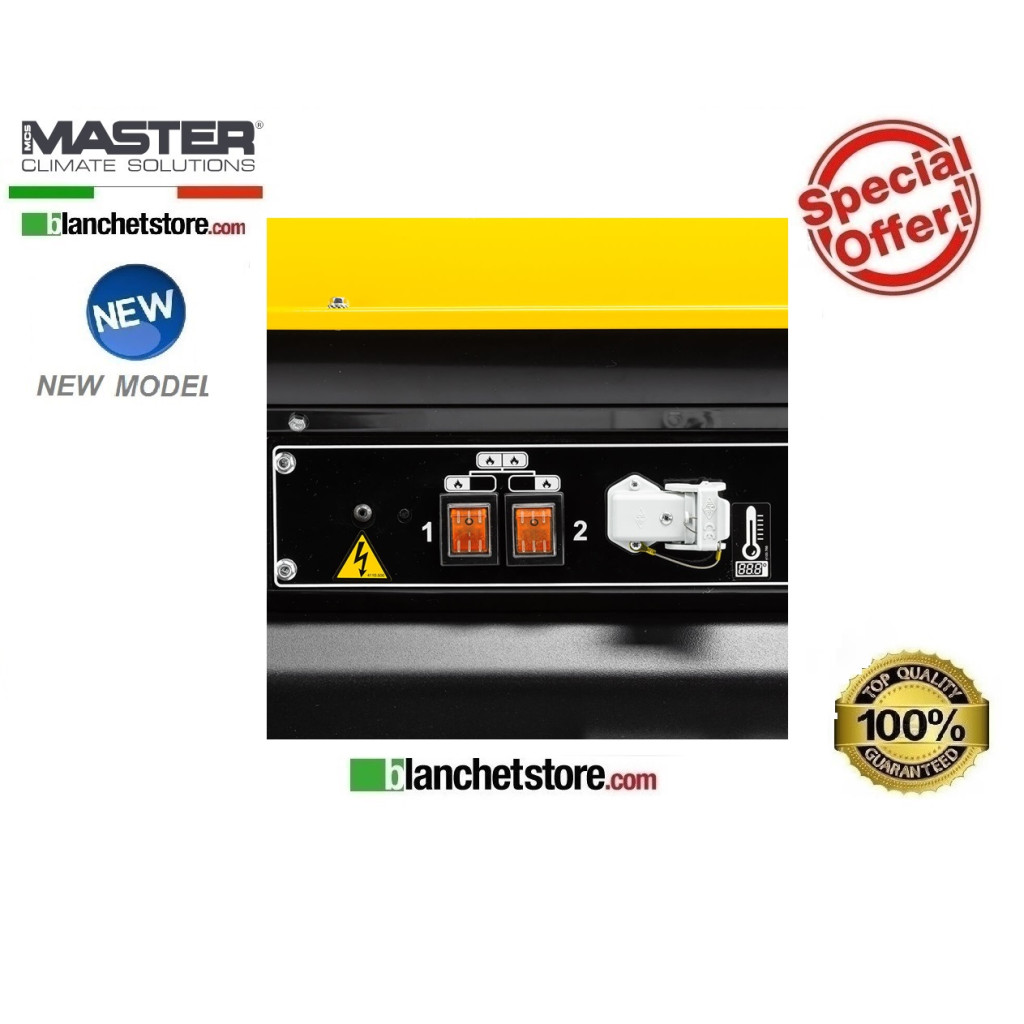 Master B 300 diesel-powered hot air generator, 44/88 kW, 900/1800 m³/h