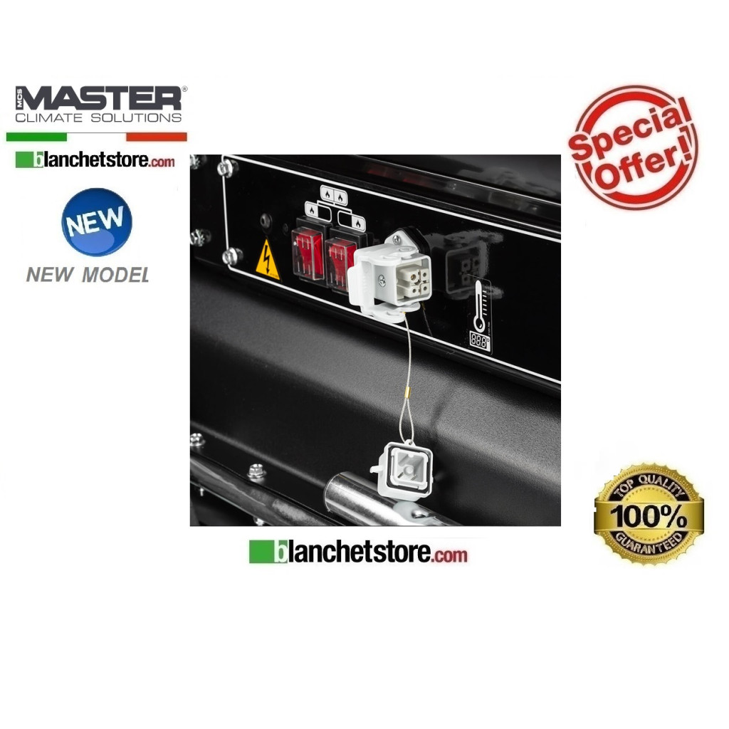 Master B 300 diesel-powered hot air generator, 44/88 kW, 900/1800 m³/h