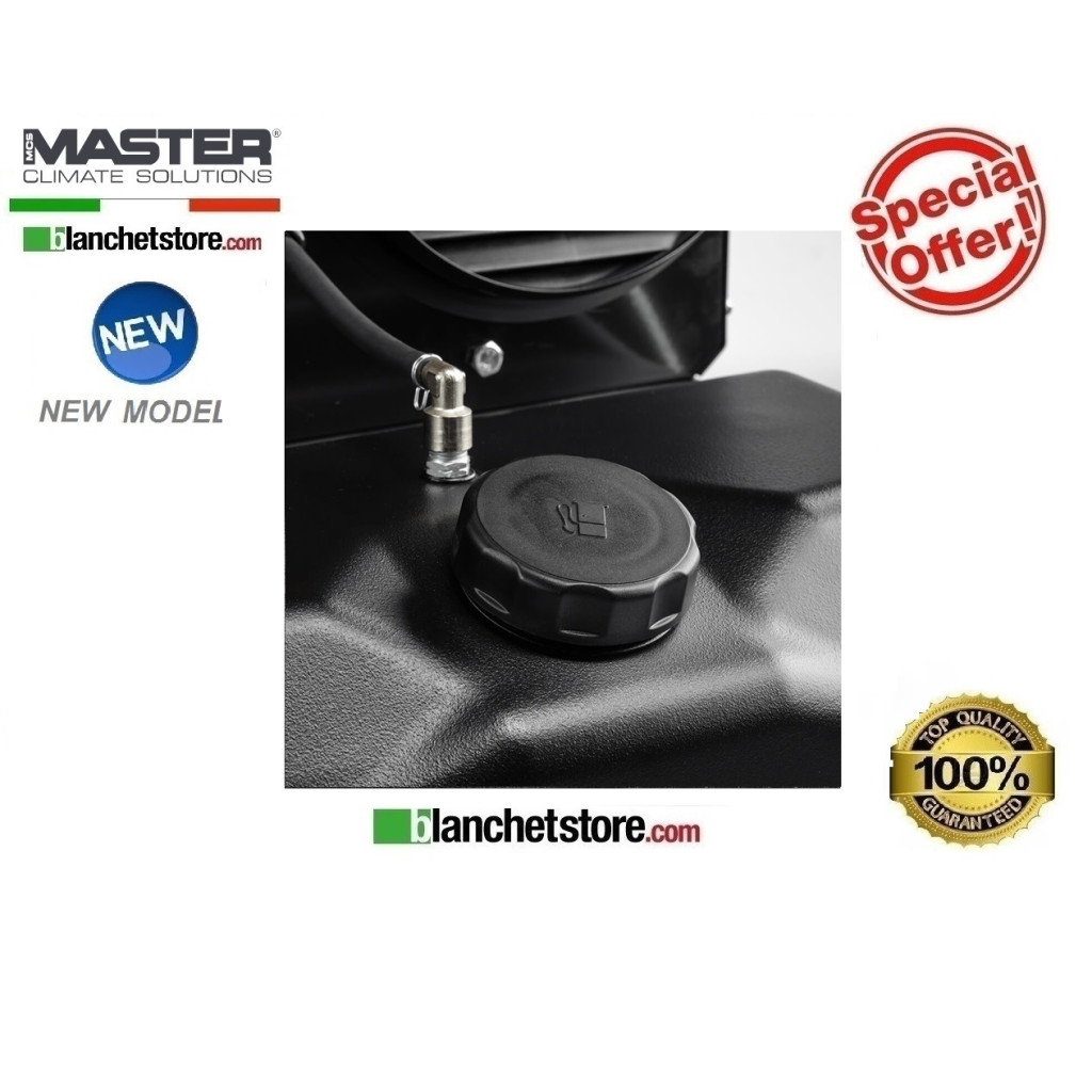 Master B 300 diesel-powered hot air generator, 44/88 kW, 900/1800 m³/h