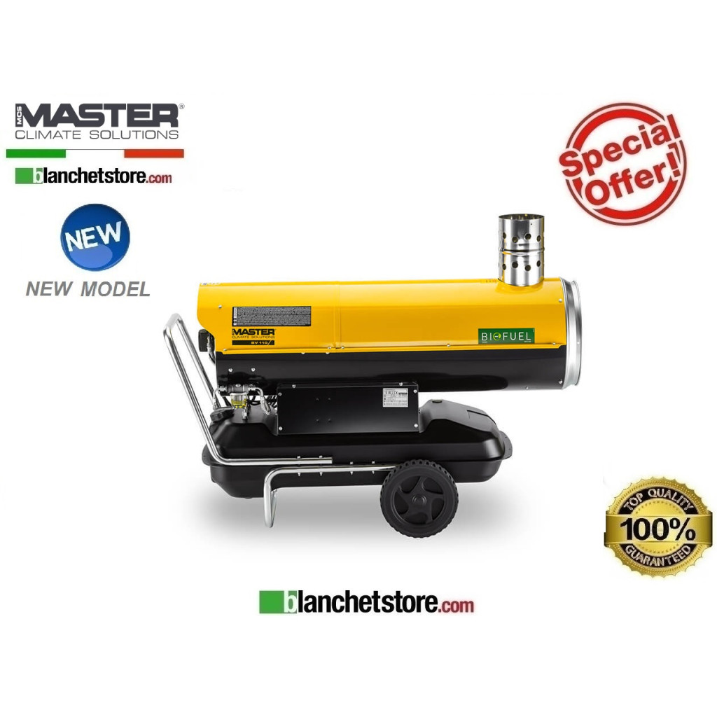 Générateur d'air chaud diesel Master BV 110 E 34kW 1800mc/h