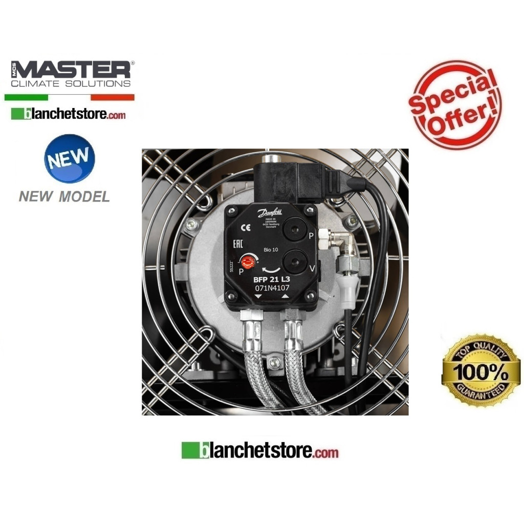 Master BV 110 E diesel-powered hot air generator, 34 kW, 1800 m³/h