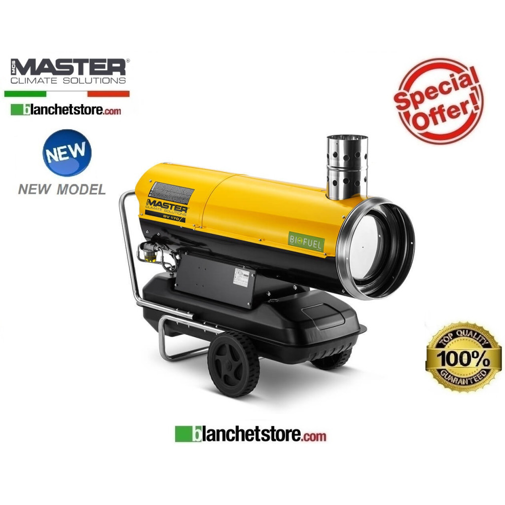 Générateur d'air chaud diesel Master BV 170 E 49kW 1800mc/h