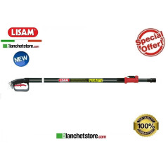 LISAM 9125 telescopic pole with handle for olive harvester, with valve, 1.00-1.50 meters length.