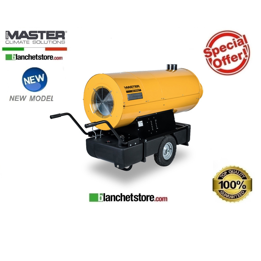 Master BV 400 E diesel-powered hot air generator, 110/80 kW, 6200 m³/h
