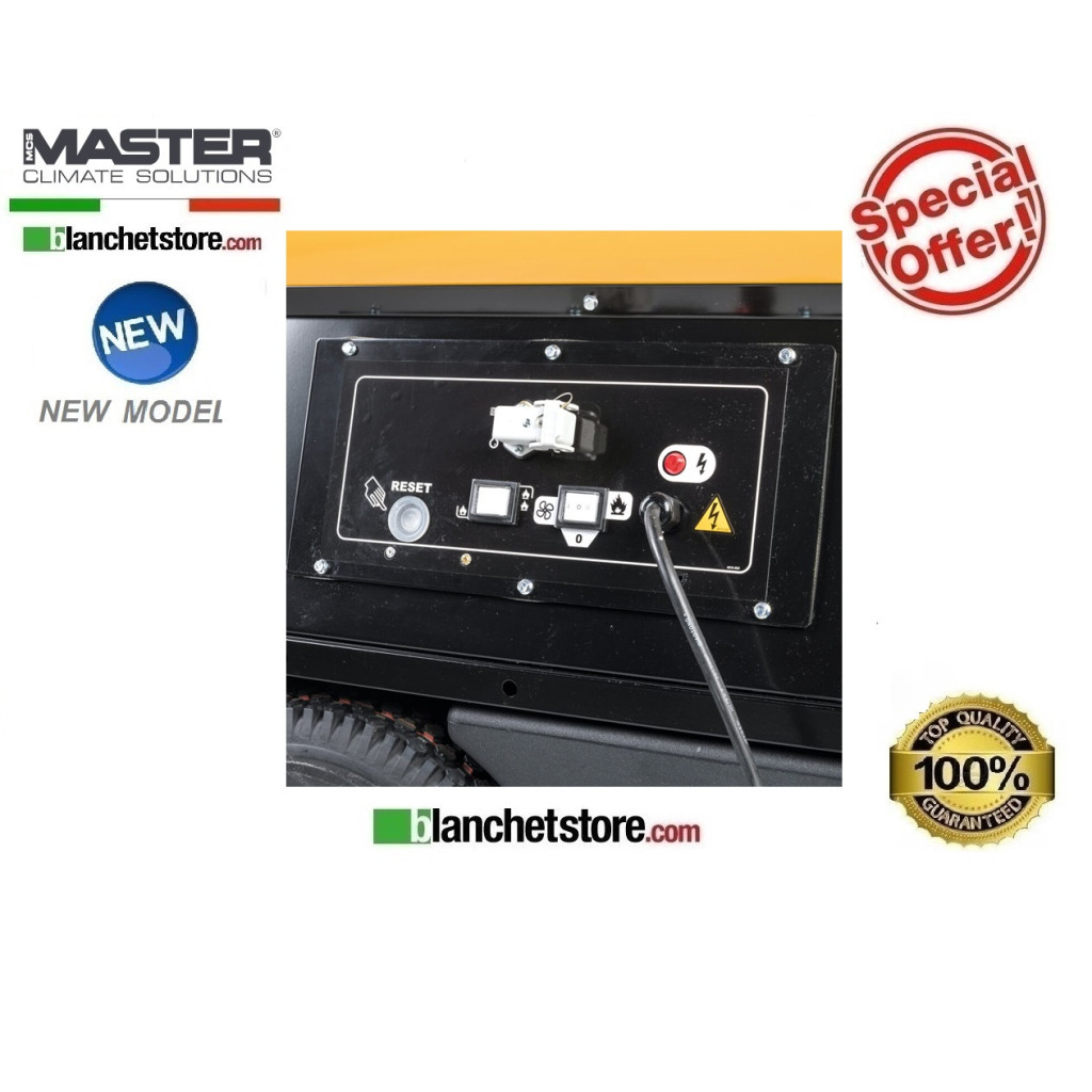 Master BV 400 E diesel-powered hot air generator, 110/80 kW, 6200 m³/h