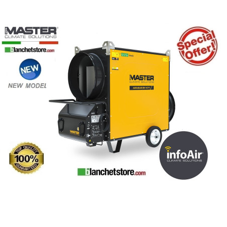 Générateur d'air chaud diesel Master AIR BUS BV 471 SE 1 SORTIE 136kW 8500mc/h