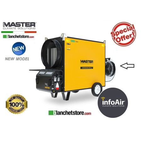 Master AIR BUS BV 691 SrE 4 EXIT diesel-powered hot air generator,  225kW, 12800 m³/h