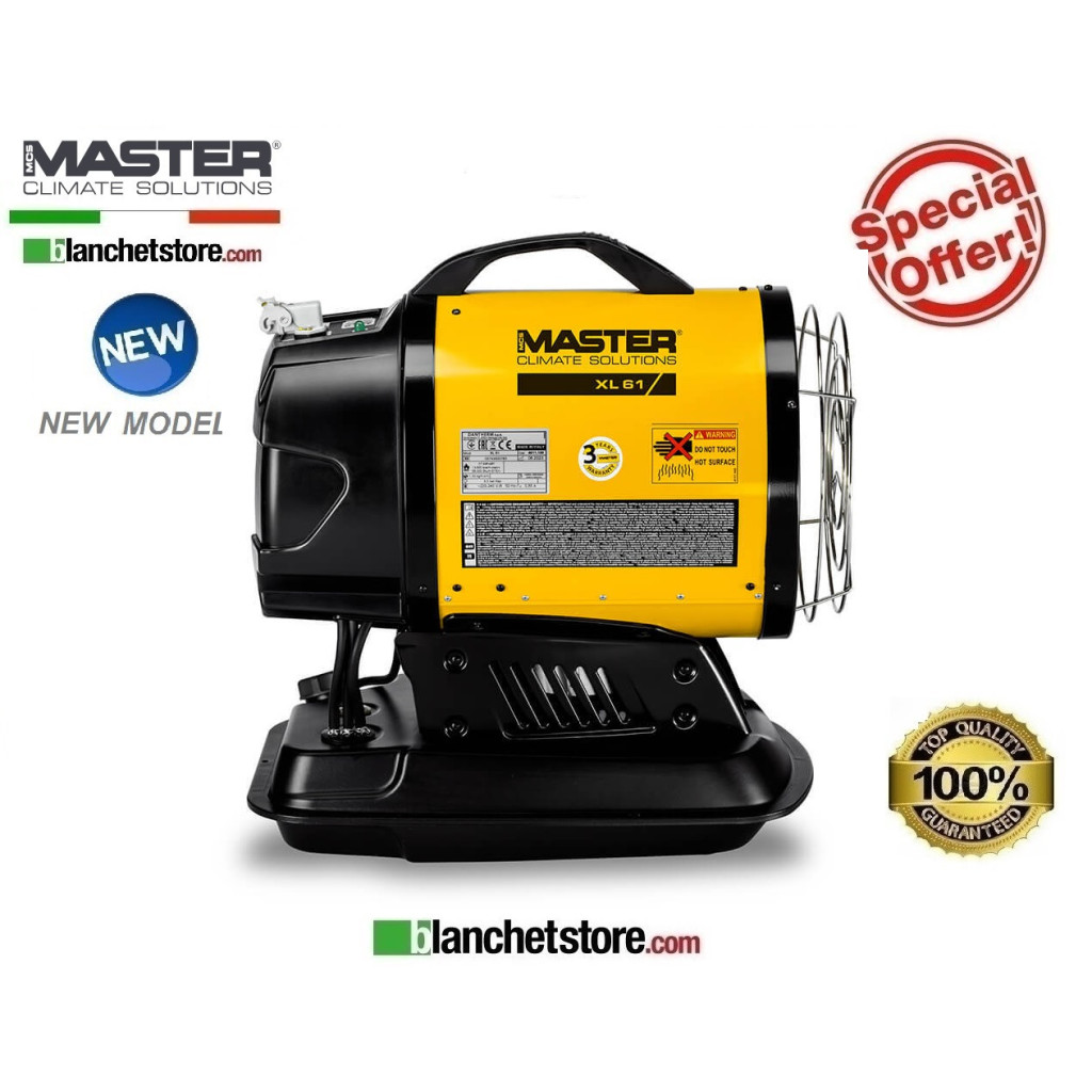 Generatore aria calda a infrarossi Master XL 61 17Kw 14.600Kcal/h