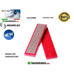 Diaface lima diamantata PVC mm 100 Grana 200 -ROSSO-