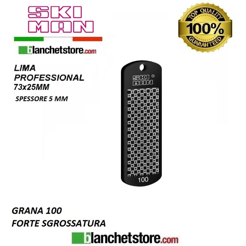 Diamond File PVC mm 70 Grana 100 -NERO-