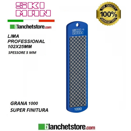 Diamond File PVC mm 100 Grit 1000 -BLUE-