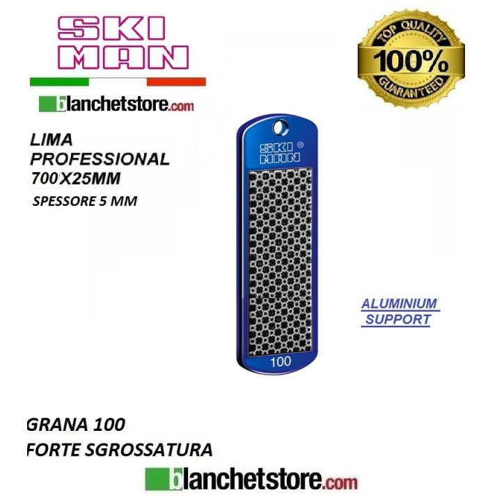 Diamond File Aluminium mm 70 Grana 100 -NERO- Diamond File Aluminium mm 70 Grana 100 -NERO-